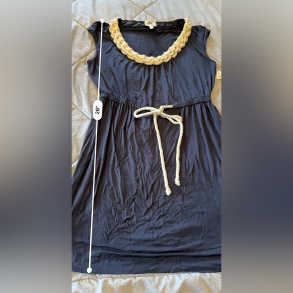 Milly New York Nautical Inspired Dress, Navy, Rope Trim, M, NWT - Picture 1 of 5